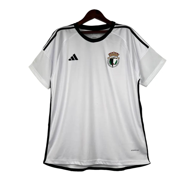 Camisa Burgos I 23/24 - Torcedor Adidas Masculina - Branca com detalhes em preto e verde