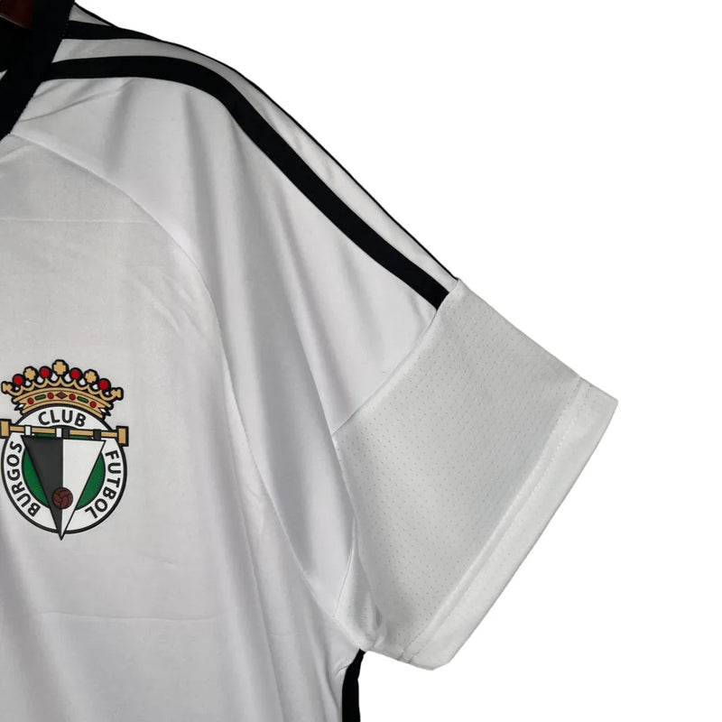 Camisa Burgos I 23/24 - Torcedor Adidas Masculina - Branca com detalhes em preto e verde