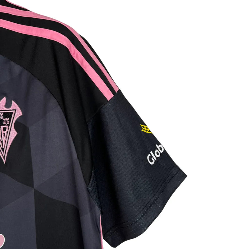 Camisa Albacete III 23/24 - Torcedor Adidas Masculina - Preta com detalhes em rosa