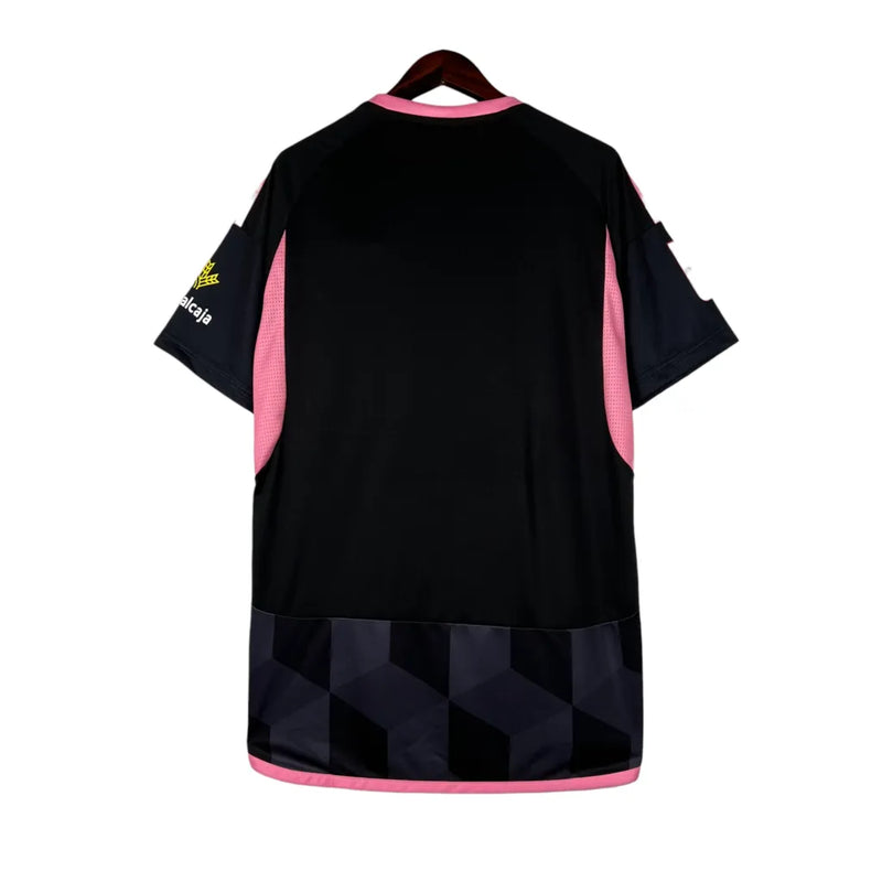 Camisa Albacete III 23/24 - Torcedor Adidas Masculina - Preta com detalhes em rosa