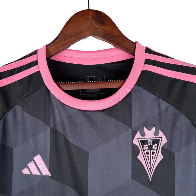 Camisa Albacete III 23/24 - Torcedor Adidas Masculina - Preta com detalhes em rosa