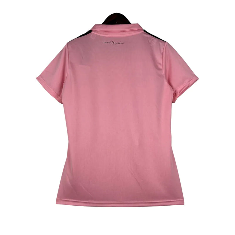 Camisa Inter Miami I 23/24 - Torcedor Adidas Feminina - Rosa com detalhes em preto