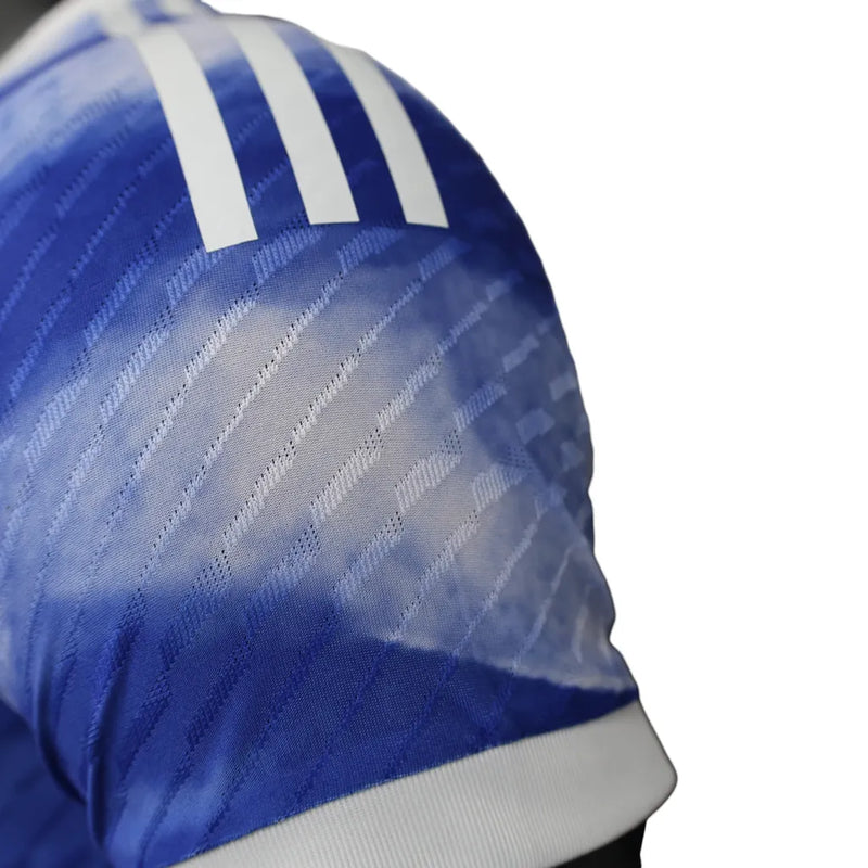 Camisa Seleção Japão Edição Especial 23/24 - Jogador Adidas Masculina - Azul com detalhes em branco