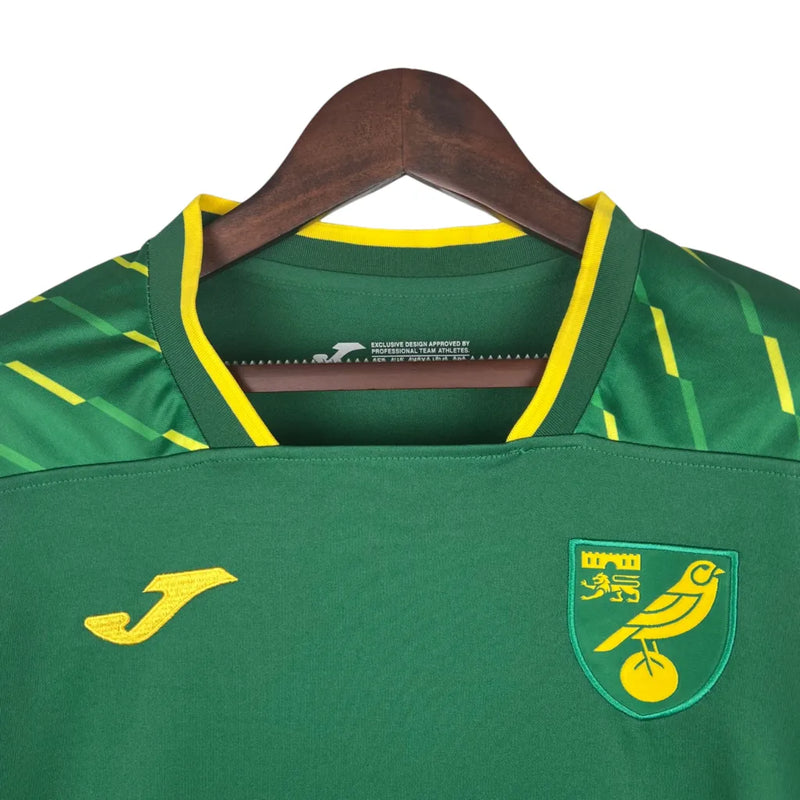 Camisa Norwich II 23/24 - Torcedor Joma Masculina - Verde com detalhes em amarelo