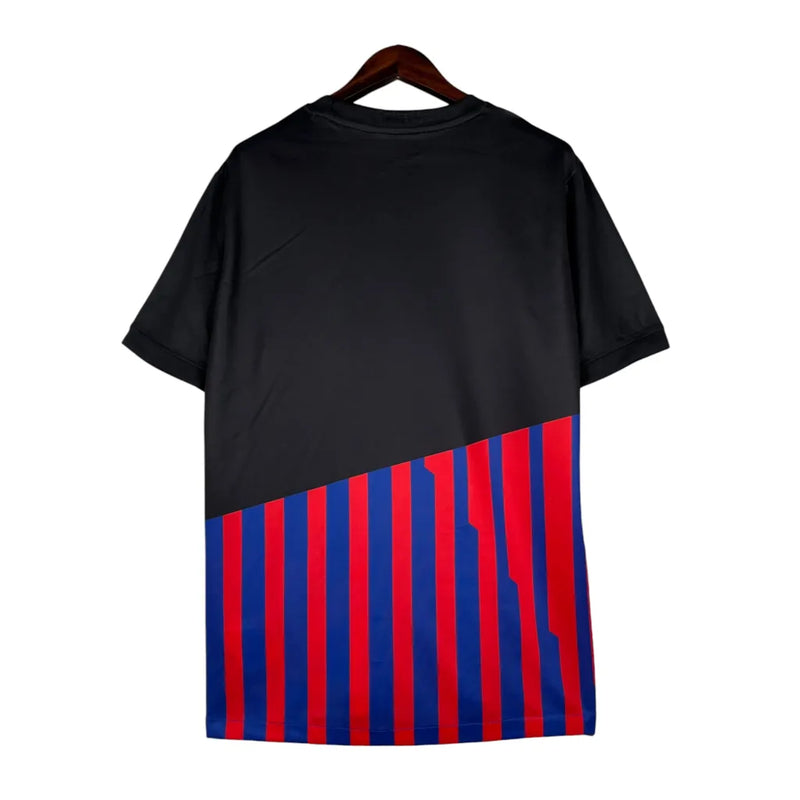 Camisa Barcelona Edição Especial 23/24 - Torcedor Nike Masculina - Preta com detalhes grená