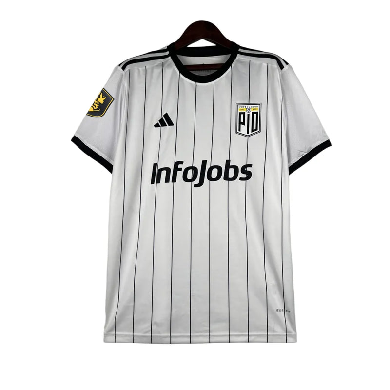 Camisa Pio FC I 23/24 - Torcedor Adidas Masculina - Branca com detalhes em preto e amarelo