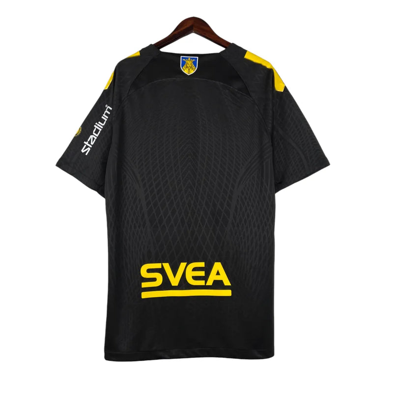 Camisa AIK Edição Especial 23/24 - Torcedor Nike Masculina - Preta com detalhes em amarelo e azul