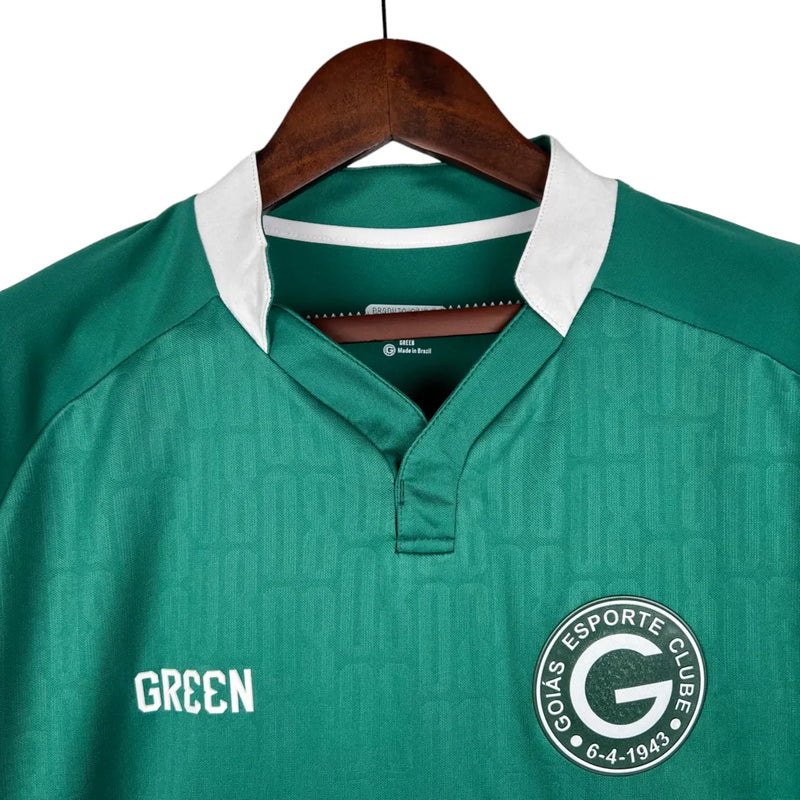 Camisa Goiás I 23/24 - Torcedor Green Masculina - Verde com detalhes em branco