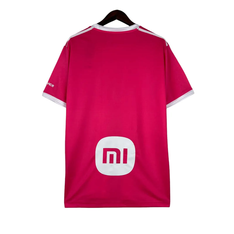 Camisa Porcinos I 23/24 - Torcedor Adidas Masculina - Rosa com detalhes em branco