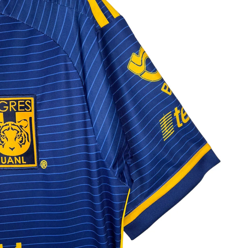 Camisa Tigres do México II 23/24 - Torcedor Adidas Masculina - Azul com detalhes em amarelo