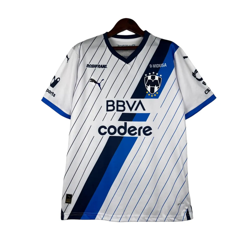 Camisa Monterrey do México II 23/24 - Torcedor Puma Masculina - Branca com detalhes em azul