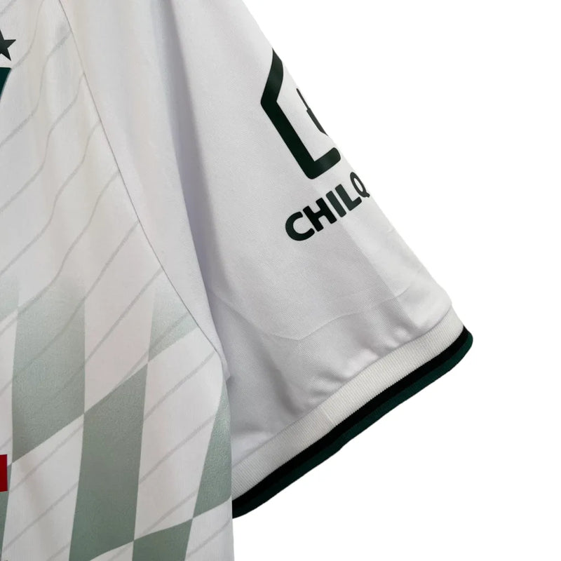 Camisa Santiago Wanderers II 23/24 - Torcedor Macron Masculina - Branca com detalhes em verde e preto