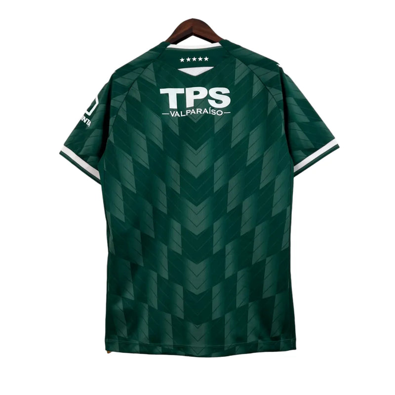 Camisa Santiago Wanderers I 23/24 - Torcedor Macron Masculina - Verde com detalhes em branco