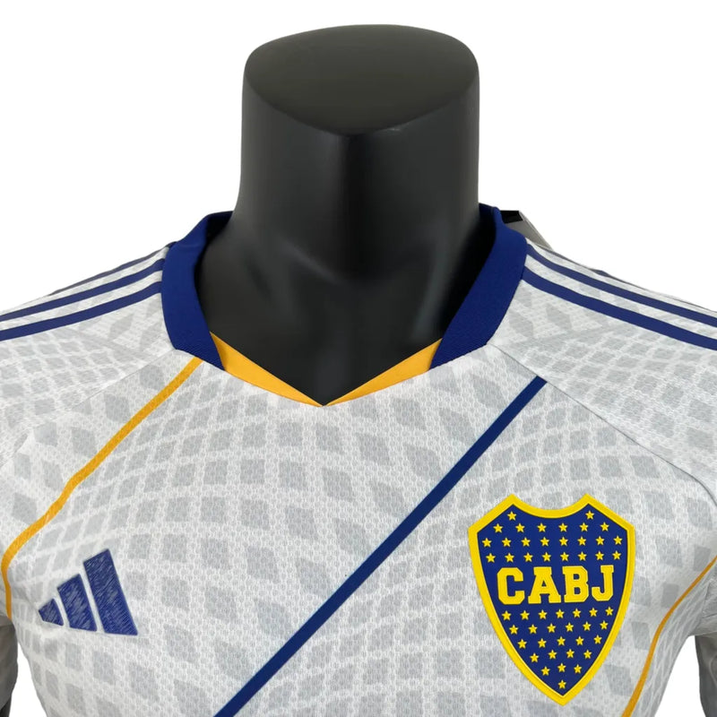 Camisa Boca Juniors Edição Especial 23/24 - Jogador Adidas Masculina - Branca com detalhes em azul e amarelo