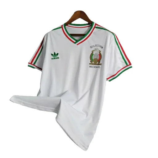 Camisa Seleção México Edição Especial 23/24 - Torcedor Adidas Masculina - Branca com detalhes em verde e vermelho