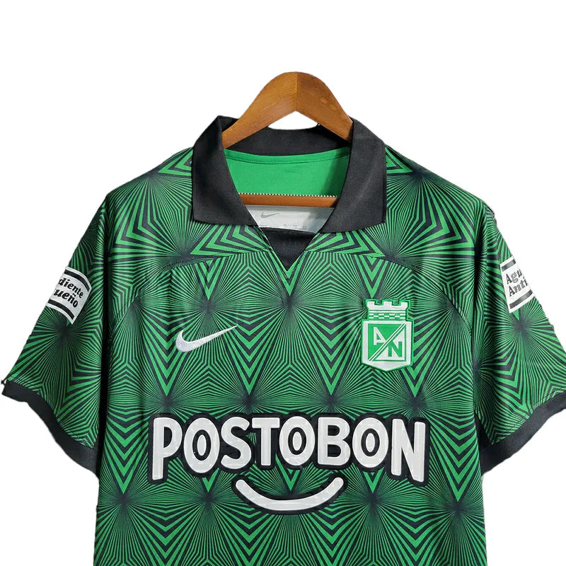 Camisa Atlético Nacional II 23/24 - Torcedor Nike Masculina - Verde com detalhes em branco e preto