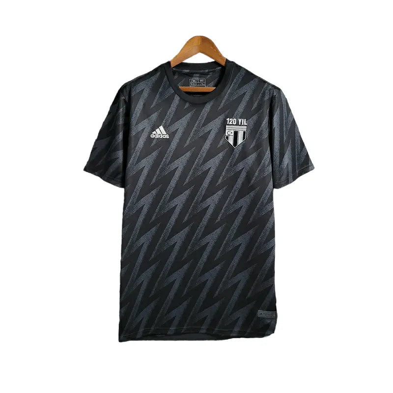 Camisa Besiktas Edição Especial Aniversario 23/24 - Torcedor Adidas Masculina - Preta com detalhes em branco