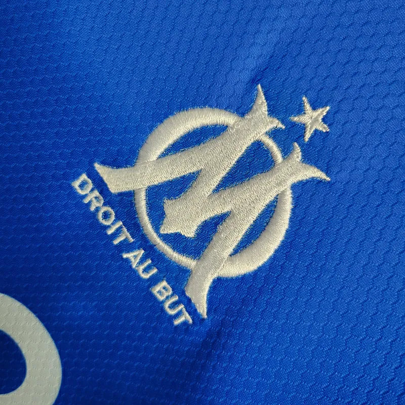 Camisa Olympique Marseille Edição Especial 23/24 - Torcedor Puma Masculina - Azul com detalhes em branco