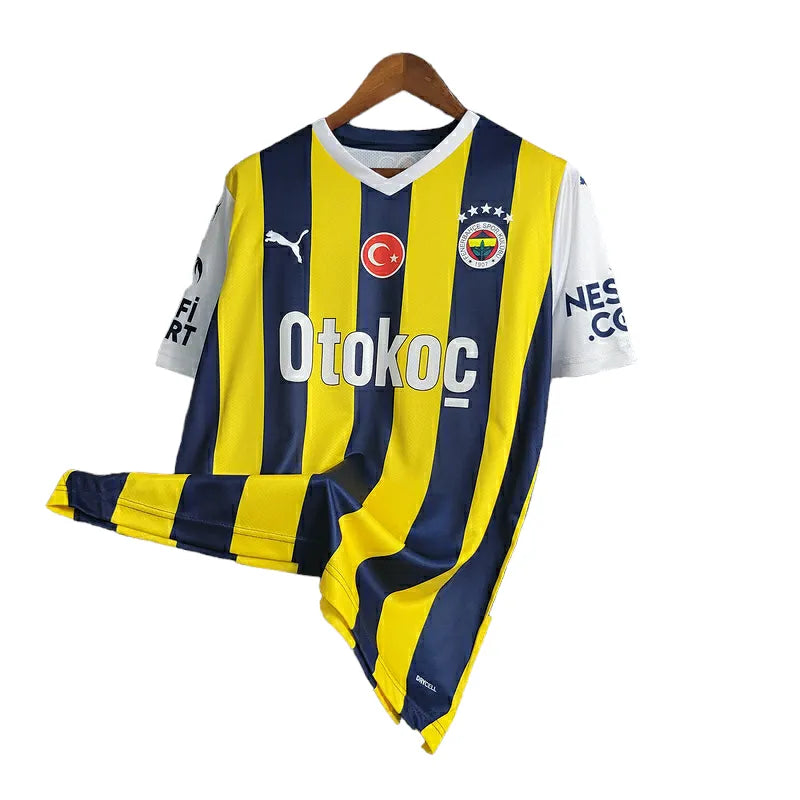 Camisa Fenerbahce II 23/24 - Torcedor Puma Masculina - Amarela com detalhes em azul e branco