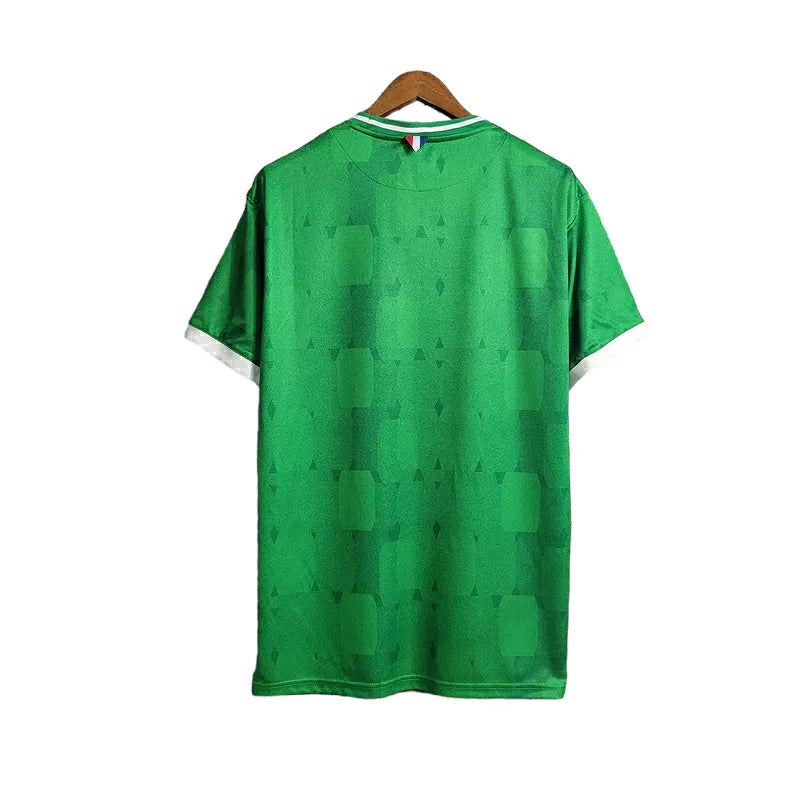 Camisa Saint Etienne I 23/24 - Torcedor Hummel Masculina - Verde com detalhes em branco