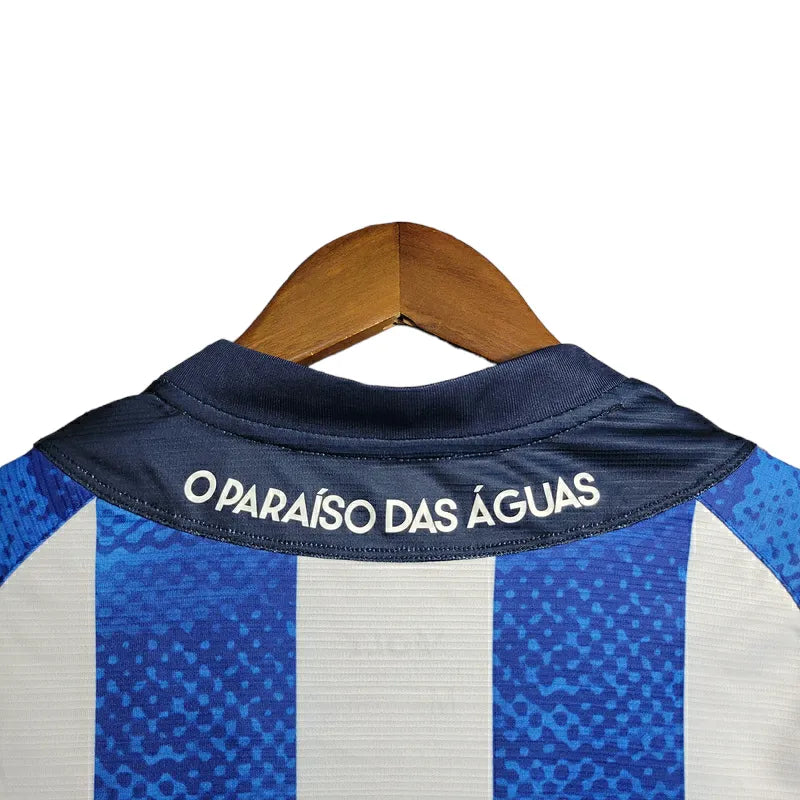 Camisa CSA de Alagoas I 23/24 - Torcedor Volt Feminina - Azul com detalhes em branco