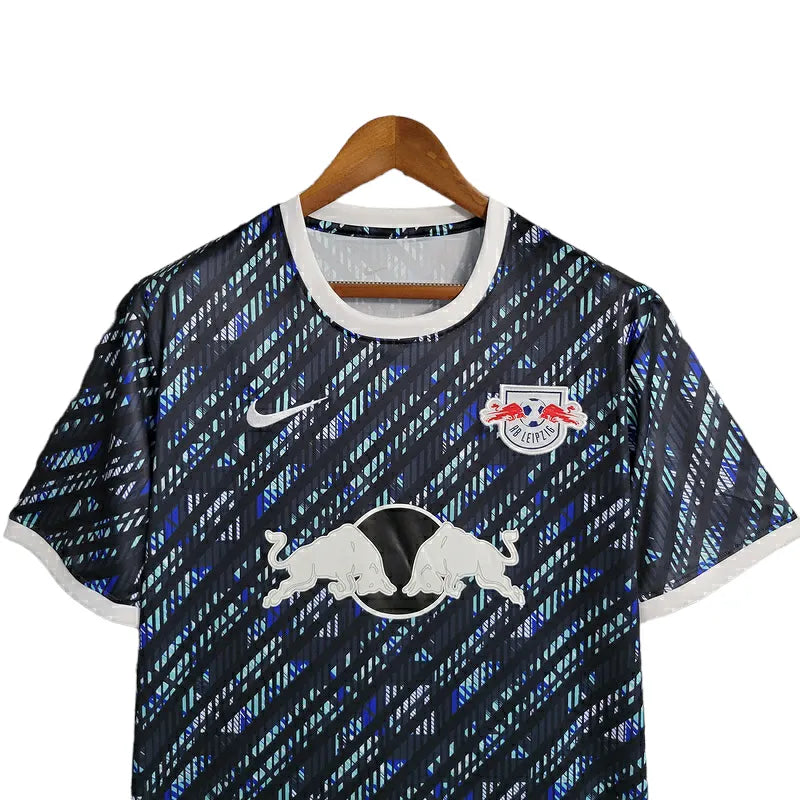 Camisa Red Bull Leipzig Edição Especial 23/24 - Torcedor Nike Masculina - Branca com detalhes em preto e verde