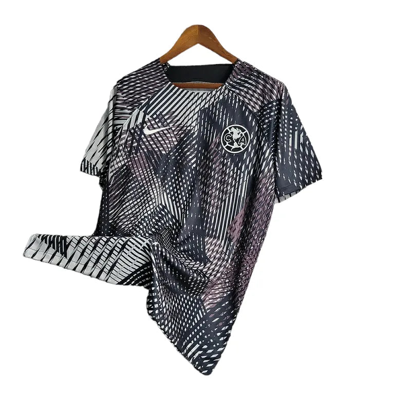 Camisa América do México Treino 23/24 - Torcedor Nike Masculina - Preta com detalhes em vinho e branco