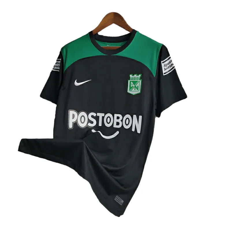 Camisa Atlético Nacional II 23/24 - Torcedor Nike Masculina - Preta com detalhes em verde e branco