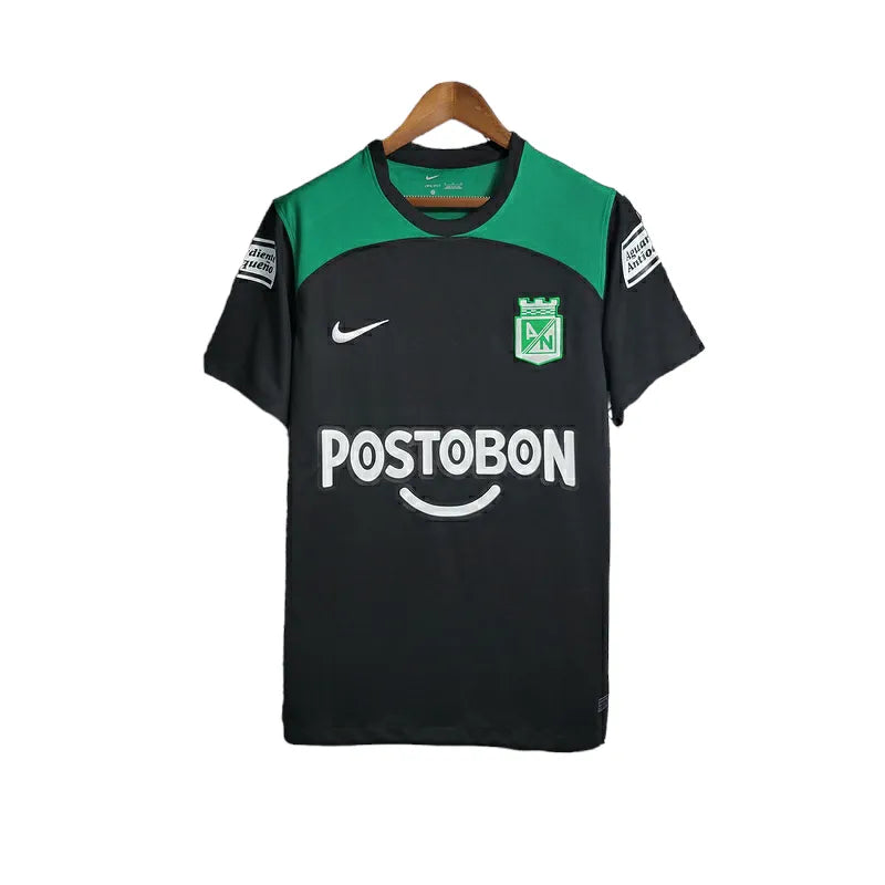 Camisa Atlético Nacional II 23/24 - Torcedor Nike Masculina - Preta com detalhes em verde e branco