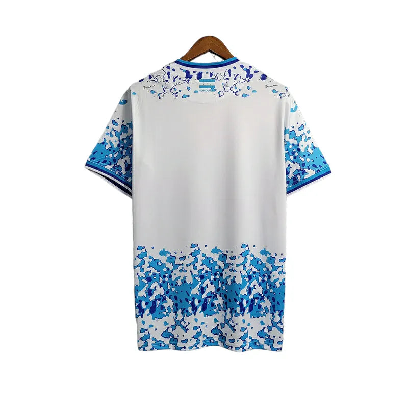 Camisa Seleção Honduras III 23/24 - Torcedor Joma Masculina - Branca com detalhes em azul