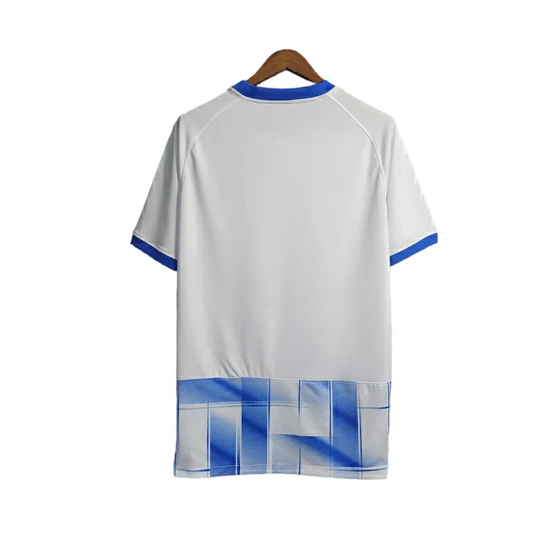 Camisa Seleção Grécia I 23/24 - Torcedor Nike Masculina - Branca com detalhes em azul