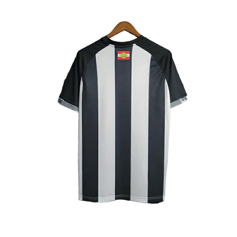 Camisa Figueirense I 23/24 - Torcedor Volt Masculina - Preta com detalhes em branco