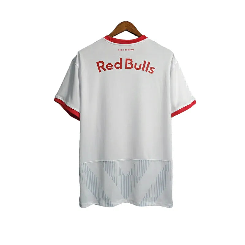 Camisa Red Bull Salzburg Edição Especial 23/24 - Torcedor Nike Masculina - Branca com detalhes em vermelho