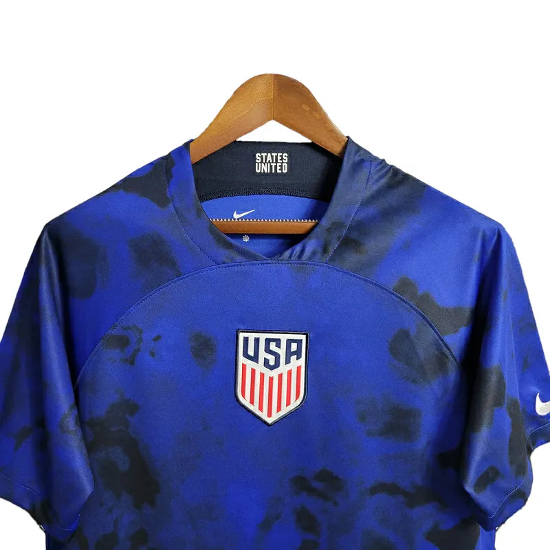 Camisa Estados Unidos II 23/24 - Torcedor Nike Masculina - Azul com detalhes em branco e vermelho