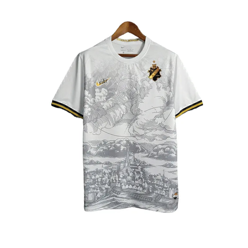 Camisa Alk Edição Especial 23/24 - Torcedor Nike Masculina - Branca com detalhes em dourado e preto