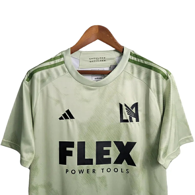 Camisa Los Angeles FC 23/24 - Torcedor Adidas Masculina - Verde com detalhes em preto e branco