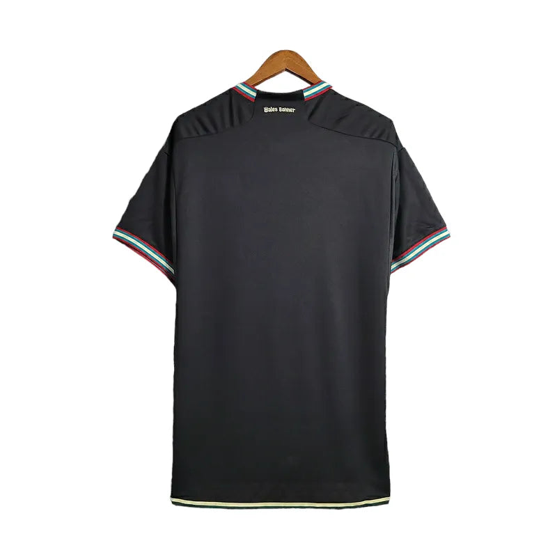 Camisa Seleção Jamaica II 23/24 - Torcedor Adidas Masculina - Preta com detalhes em dourado