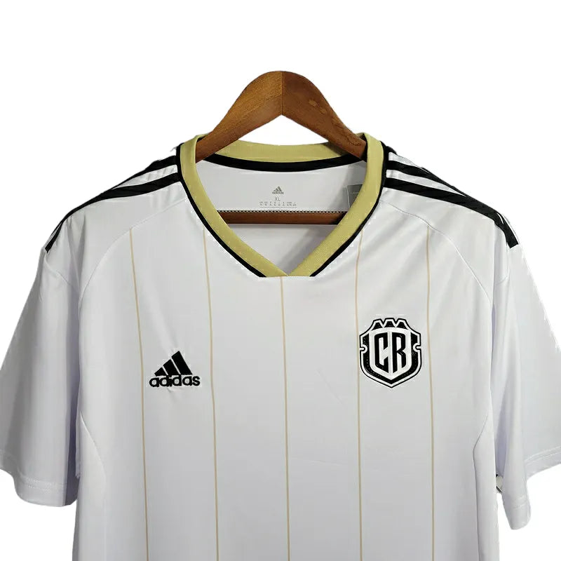 Camisa Seleção Costa Rica II 23/24 - Torcedor Adidas Masculina - Branca com detalhes em preto e dourado