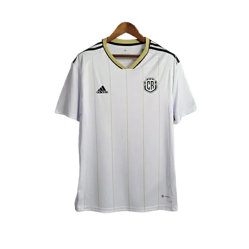 Camisa Seleção Costa Rica II 23/24 - Torcedor Adidas Masculina - Branca com detalhes em preto e dourado