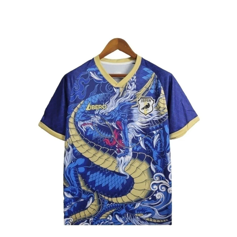 Camisa Japão Edição especial 24/25 - Torcedor Libero Masculina - Azul com detalhes em dourado