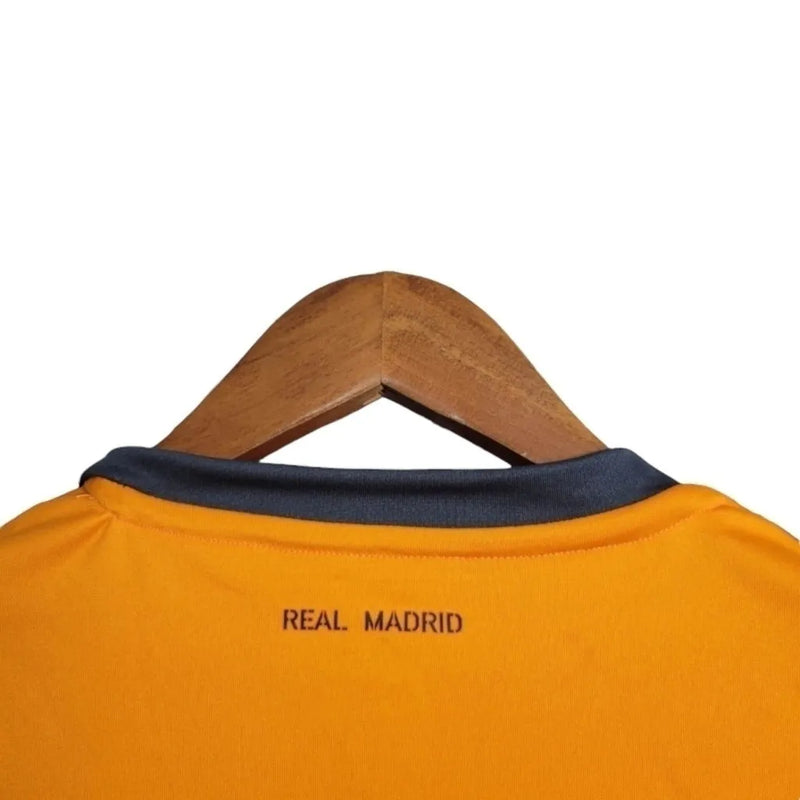 Camisa Retrô Real Madrid II 13/14 - Masculina Adidas - Laranja com detalhes em cinza