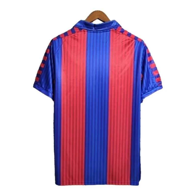 Camisa Retrô Barcelona I 1992 - Masculina Meyba - Azul e vermelha