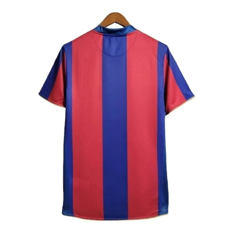 Camisa Retrô Barcelona I 07/08 - Masculina Nike - Vermelha e azul