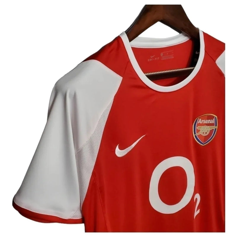 Camisa Retrô Arsenal I 02/04 - Masculina Nike - Vermelha e branca