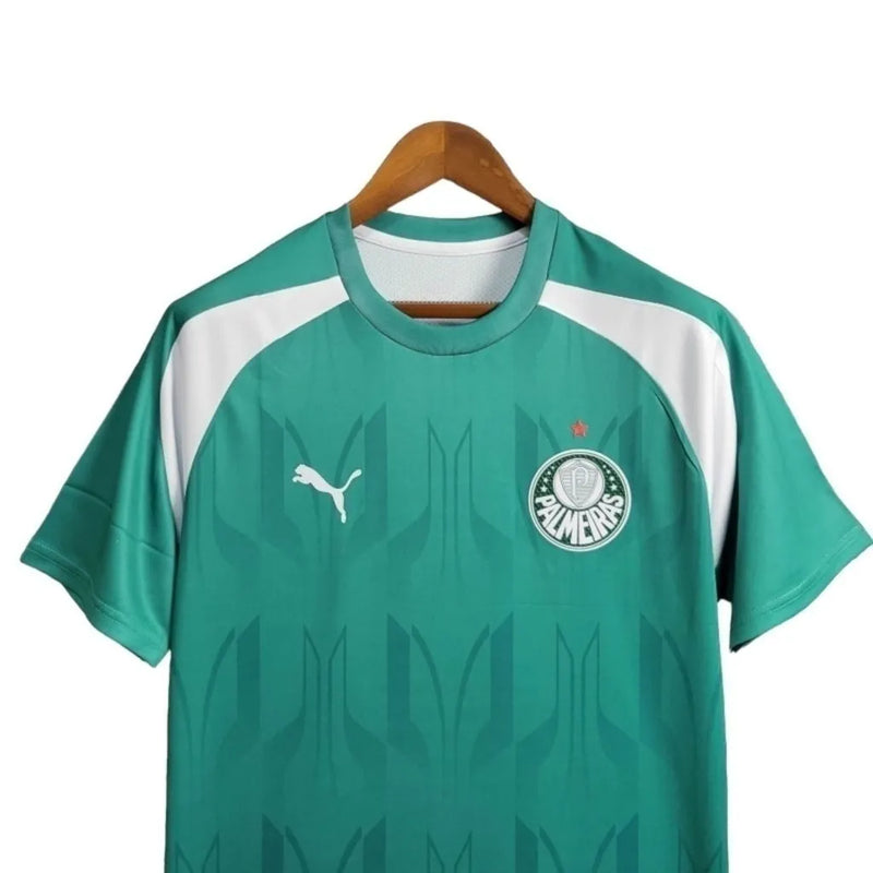 Camisa Palmeiras Treino 24/25 - Torcedor Puma Masculina - Verde com detalhes em branco