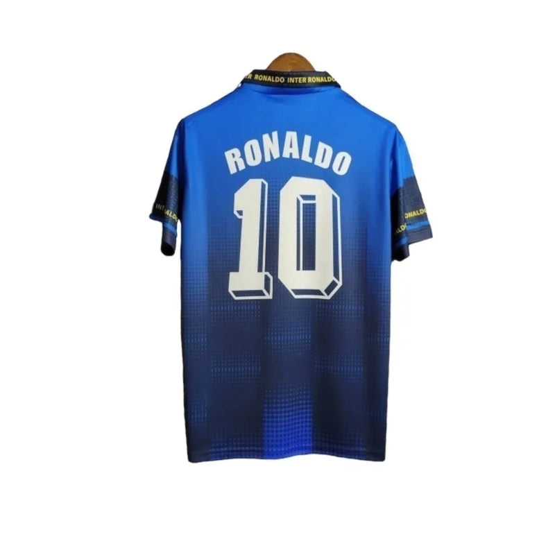 Camisa Retrô Inter de Milão Ronaldo 1997/1998 - Masculina - Azul