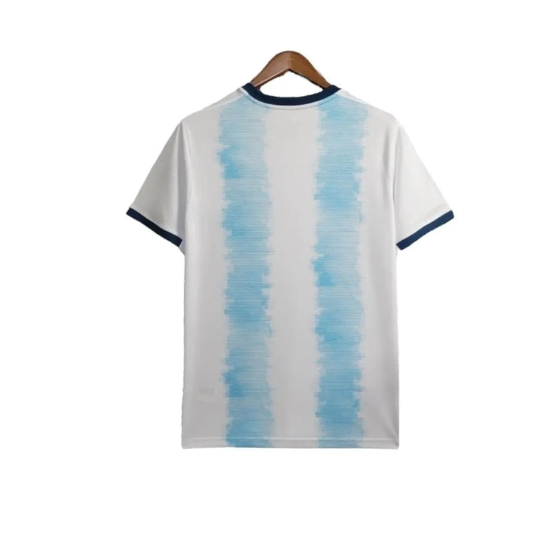 Camisa Retrô Seleção da Argentina I 2019 - Adidas Masculina - Branca com detalhes em azul