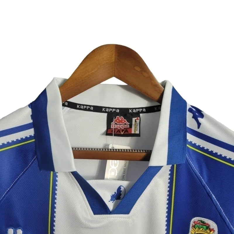 Camisa Retrô Porto I 1997/1999 - Kappa Masculina - Branca com detalhes em azul