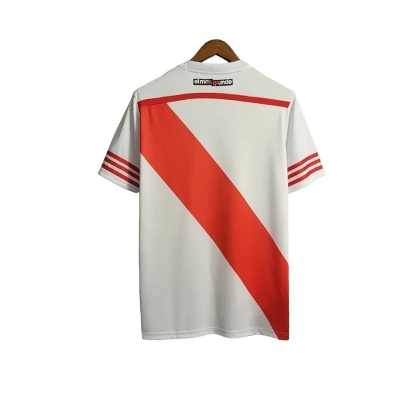 Camisa Retrô River Plate I 2015/2016 - Masculina Adidas - Branca com detalhes em vermelho