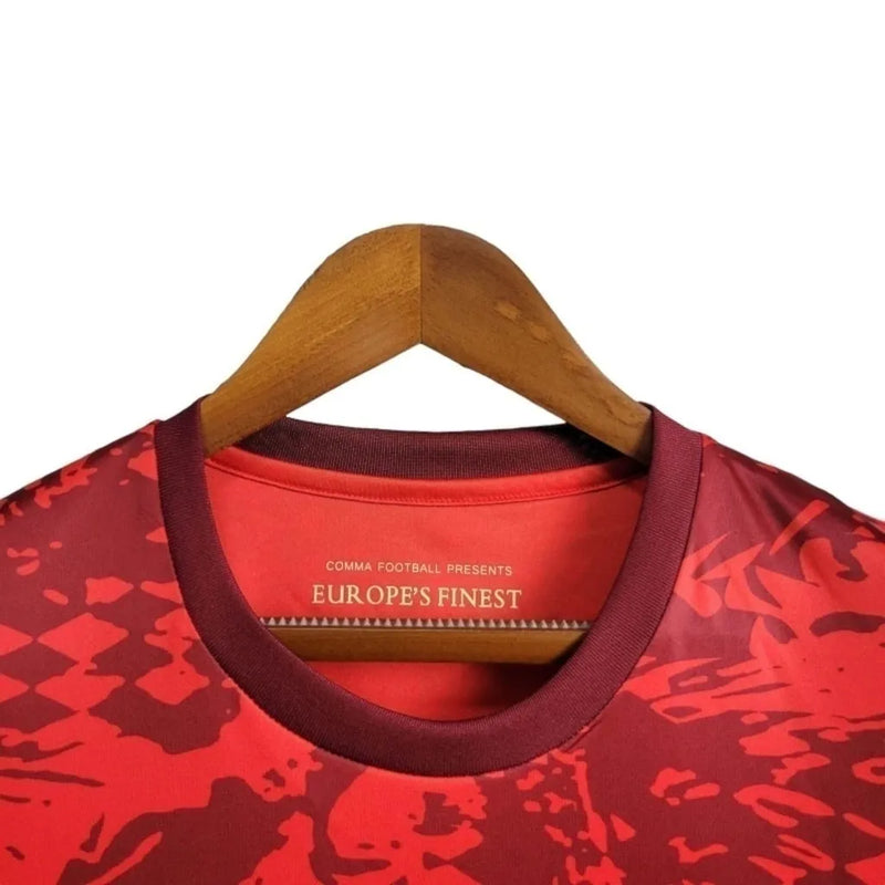 Camisa Seleção de Portugal Edição especial 24/25 - Torcedor Nike Masculina - Vermelha com detalhes em verde